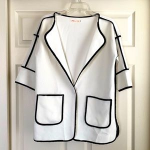 White jacket blazer